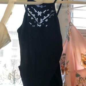 Free People Black Body Suit